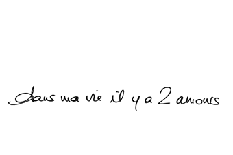 je t'aime mon coeur