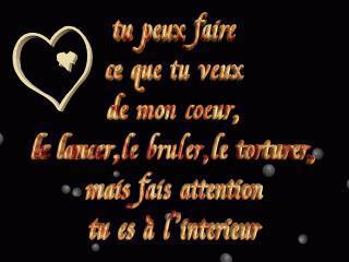 tt simplemen pr te dire k jtm et k je pe plu vivre san toi